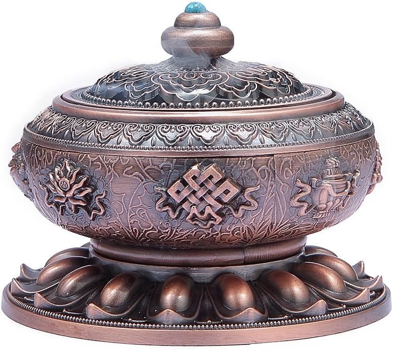 MEDOOSKY Incense Holder Burner Lotus Copper Alloy
