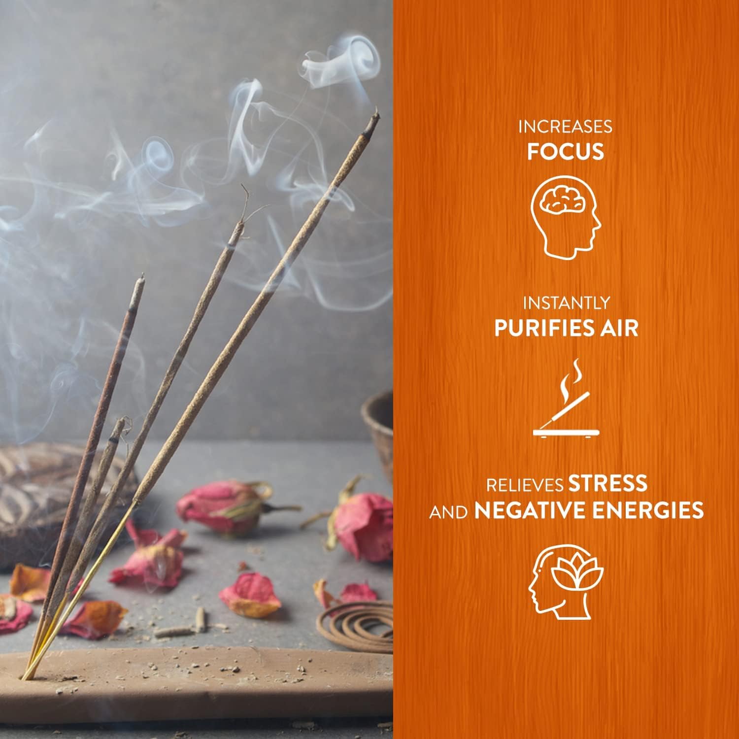 HEM Meditation Incense Sticks Pack of 6 120 Count 301g
