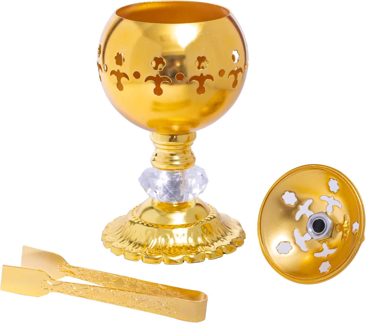 Frankincense Incense Burner with Tong for Cone and Charcoal
