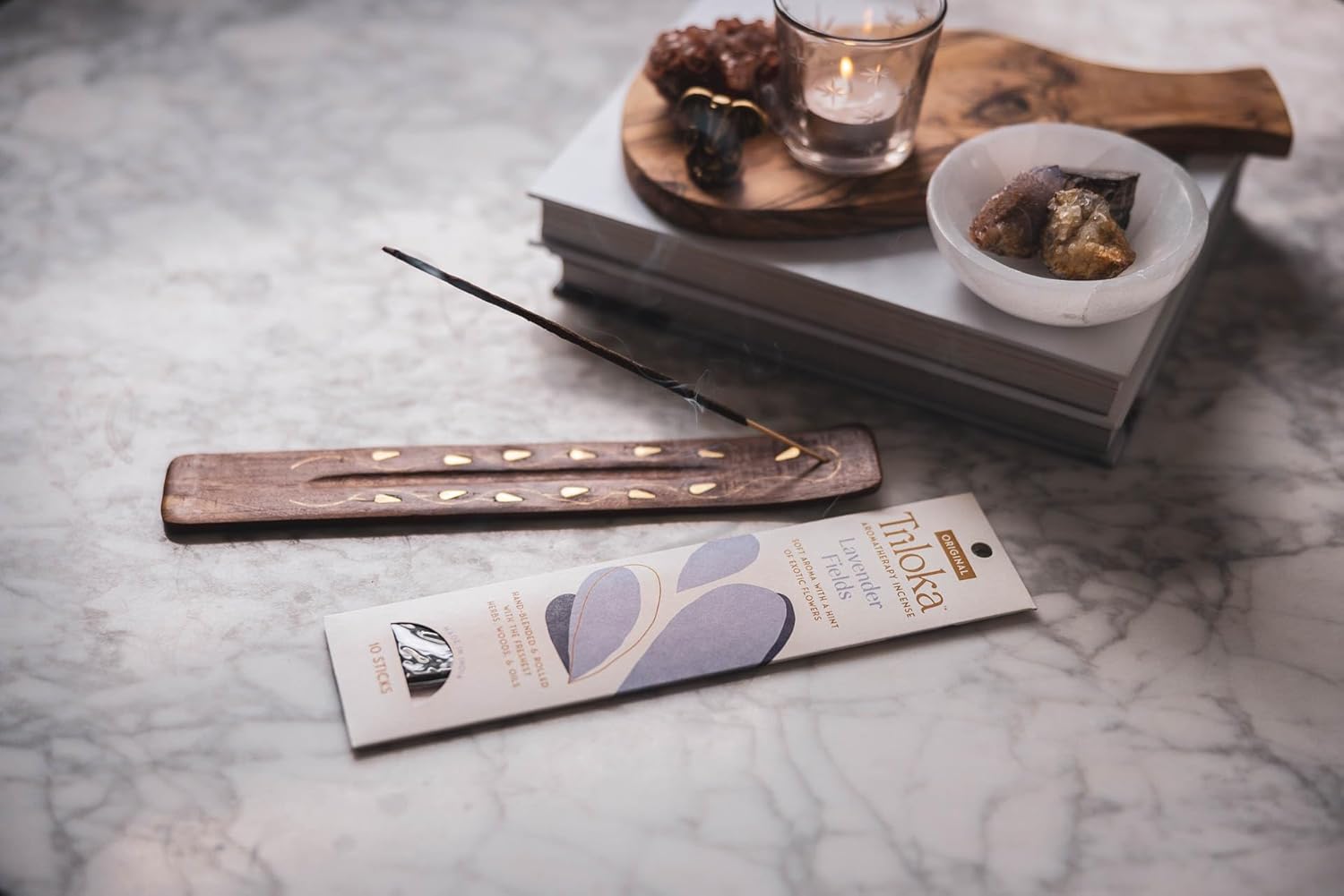 Triloka Original Incense Lavender Fields 10 Sticks