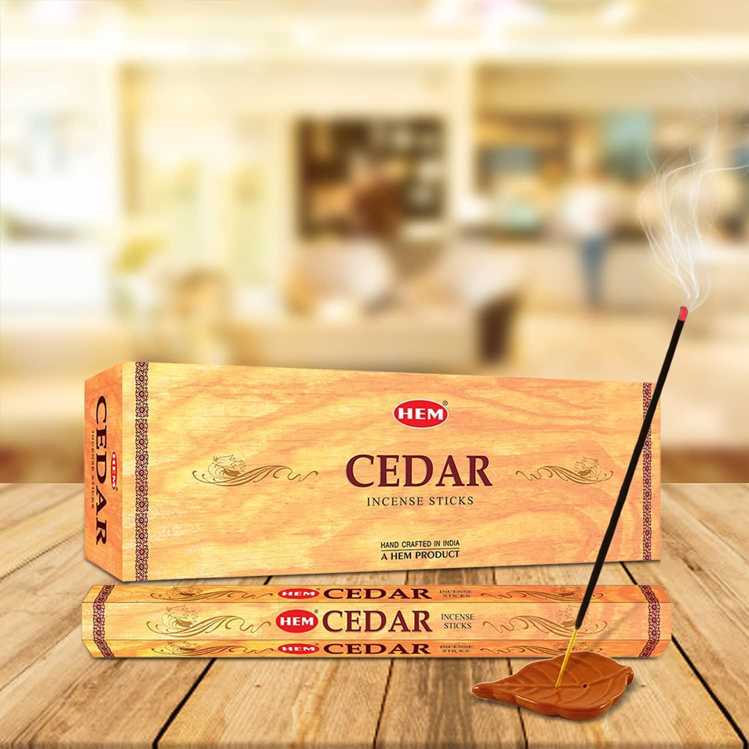 HEM Cedar Incense Sticks 120 Count Pack