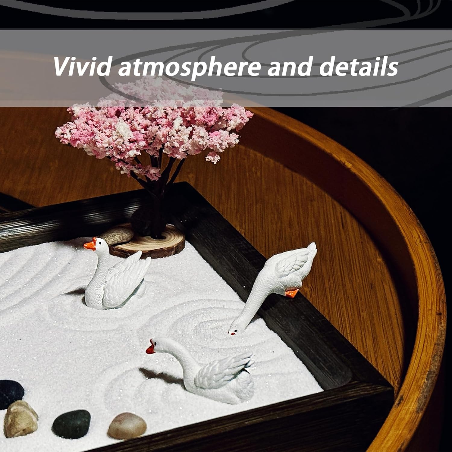 SRAYW Zen Garden Kit for Desk Decor