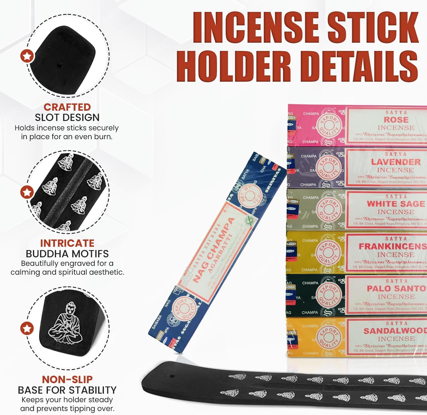 Guruji Divinity Incense Holder Gift Set