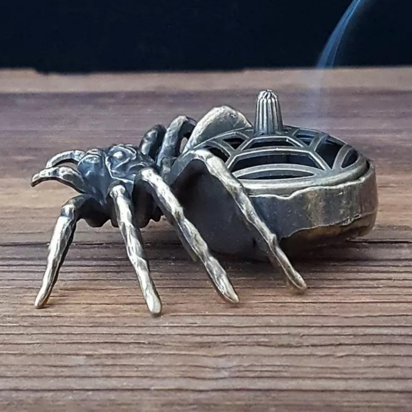 1 Piece Spider-Shaped Incense Burner - Gothic Decor Art for Living Room and Meditation