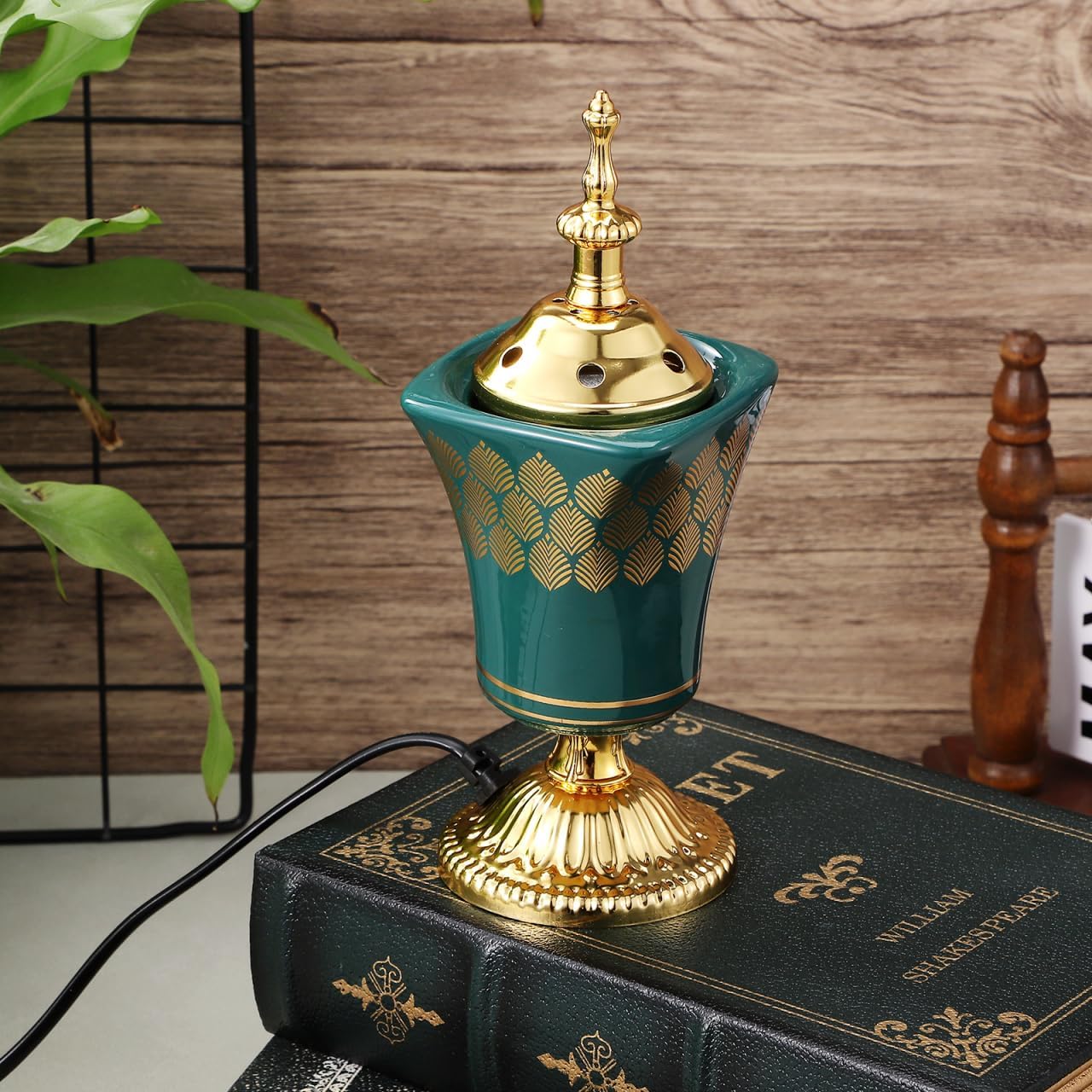 Cabilock Electric Incense Burner for Home Yoga Spa Office