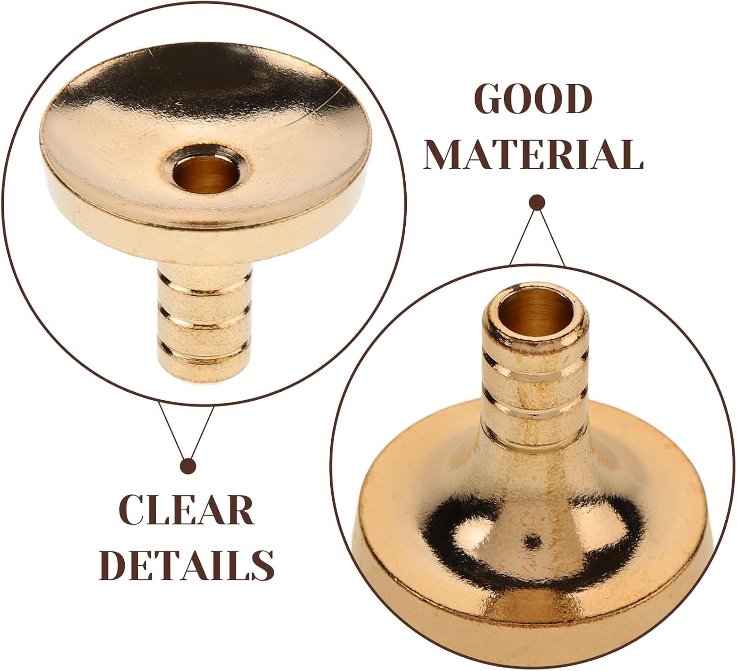Vosarea 5pcs Copper Incense Cone Holder for Home Fragrance