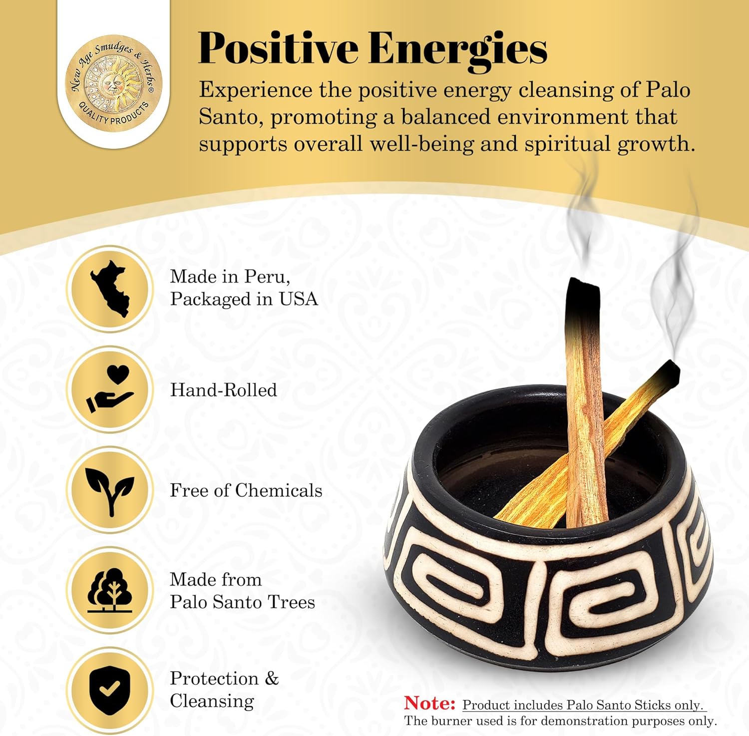 Sacred Palo Santo Wood Incense Sticks 6 Pack