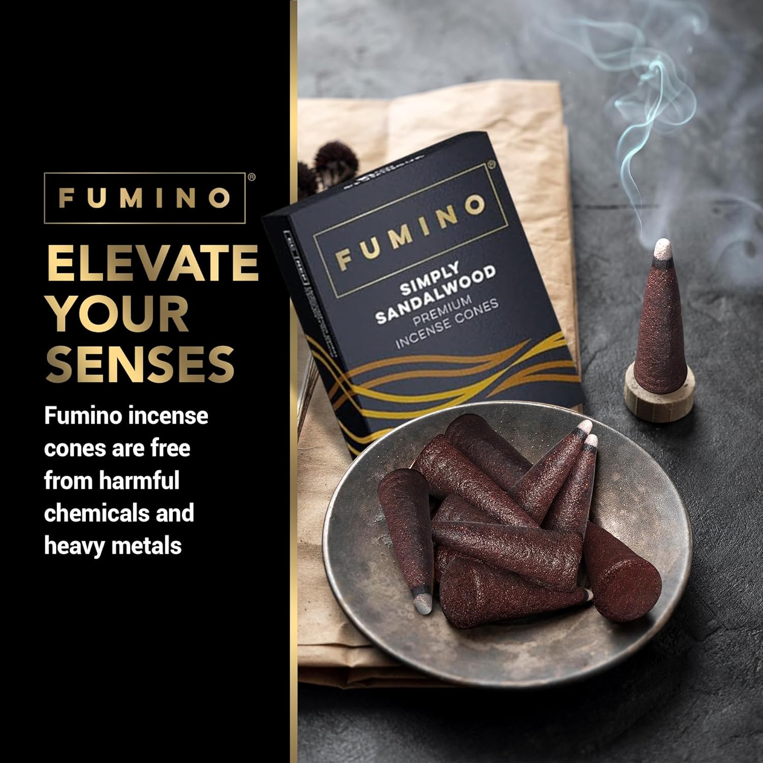 Fumino Incense Cones Fresh Multipack Bundle 6 Boxes 90 Pieces