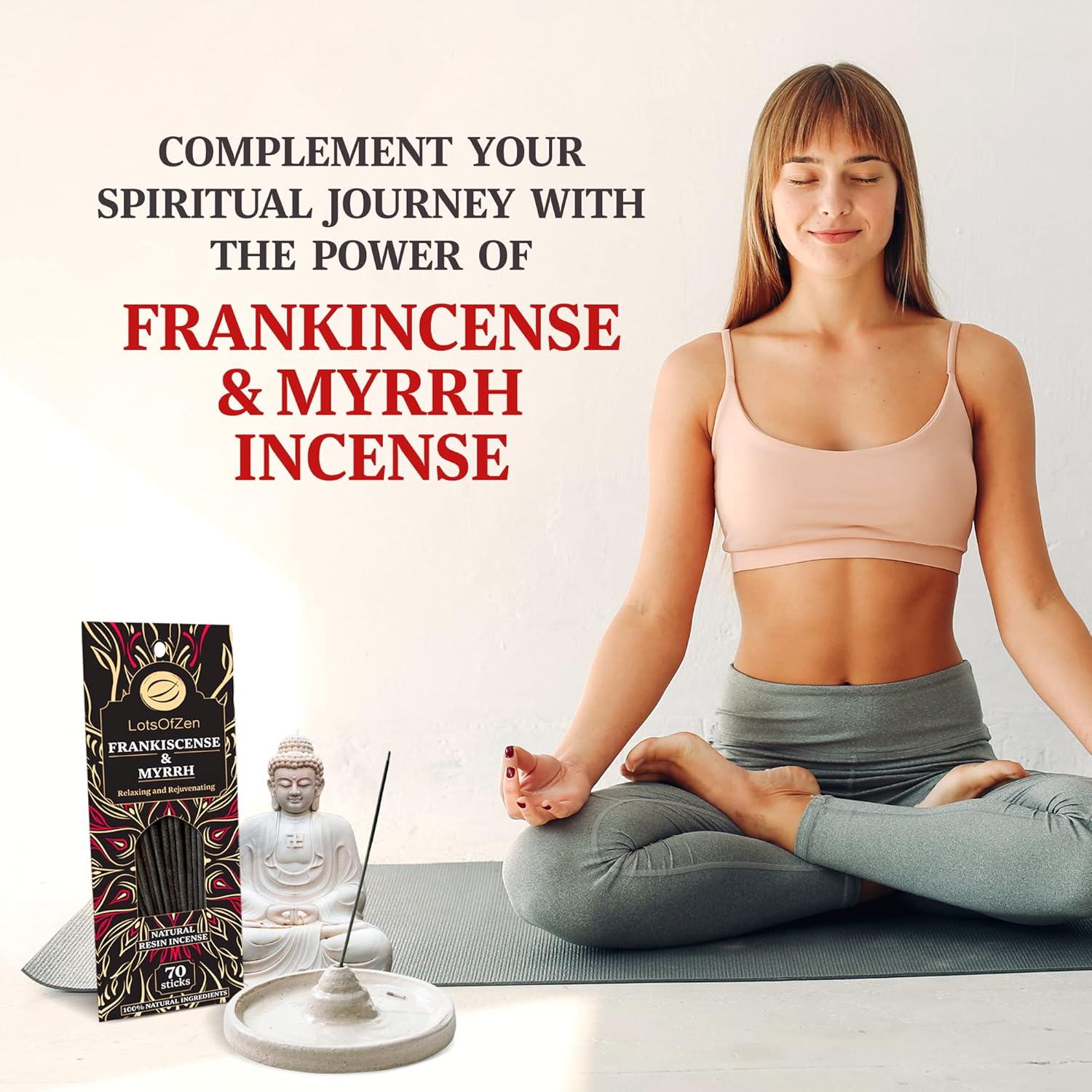 Frankincense and Myrrh Incense Sticks 70 Pack