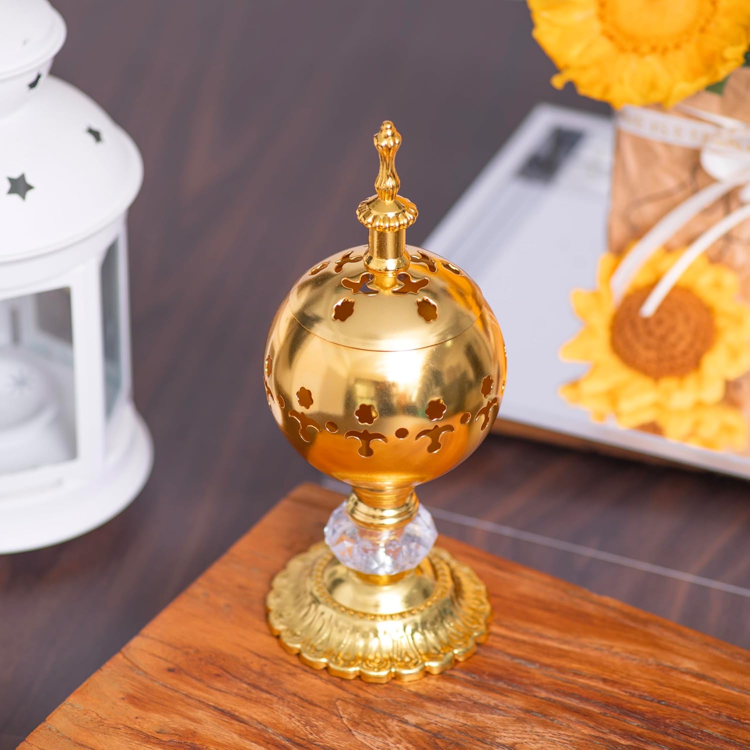 Frankincense Incense Burner with Tong for Cone and Charcoal