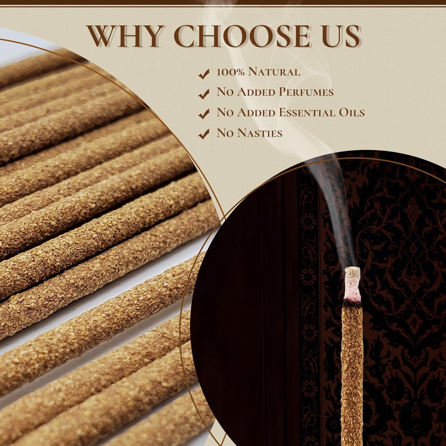 Palo Santo Incense Sticks 30 Count Natural Peruvian