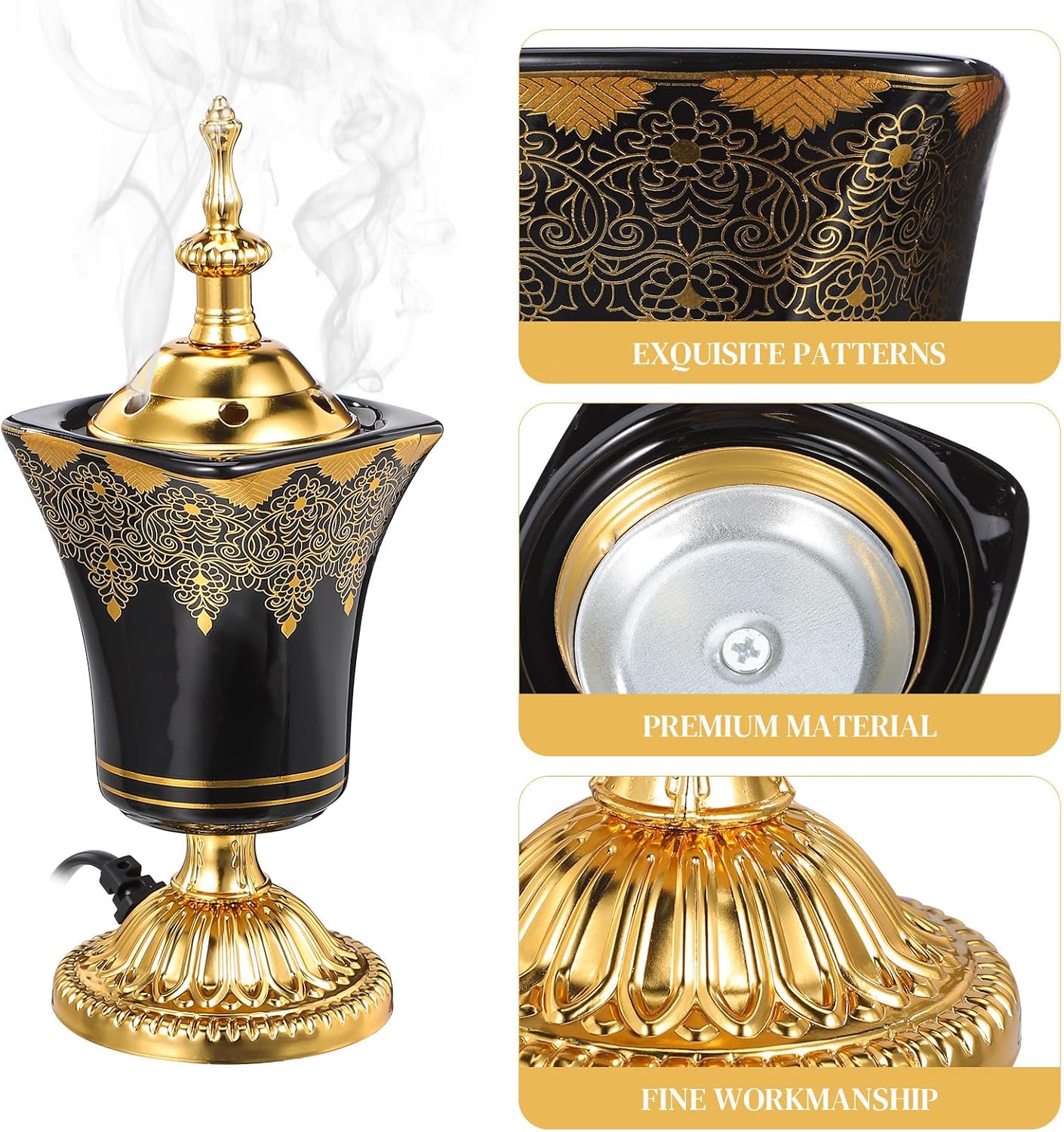 Artibetter Electric Incense Burner with Safe Plug