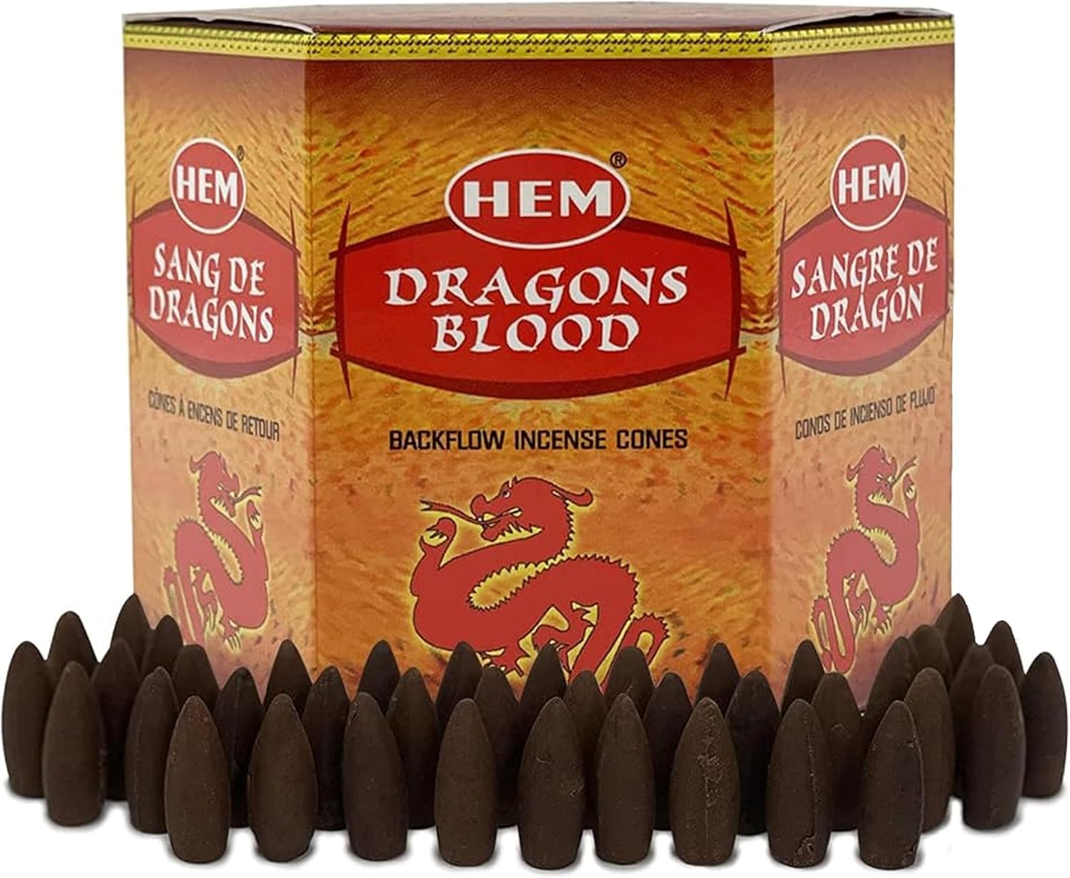 Dragons Blood Incense Cones for Aromatic Smoke Fountain