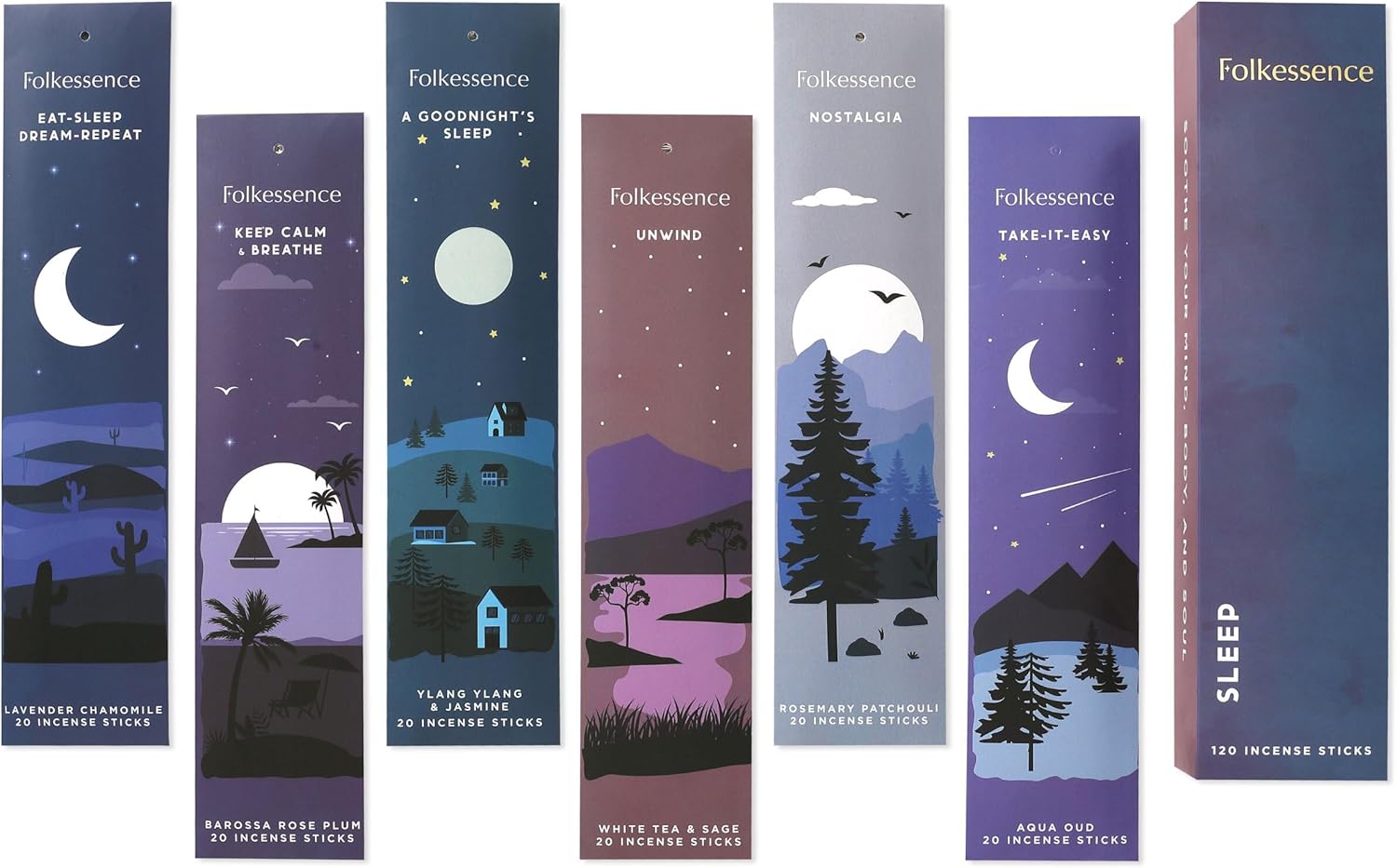 Folkulture Incense Sticks Variety Pack Set of 6