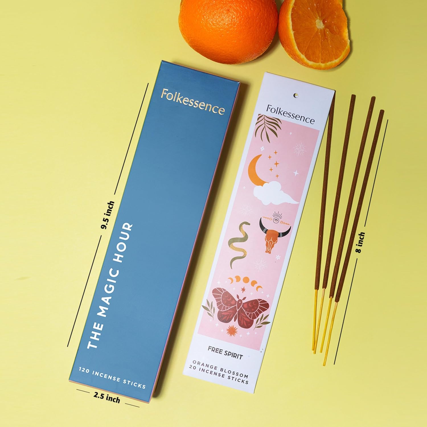 Folkulture Incense Sticks Set of 6 with 120 Sticks