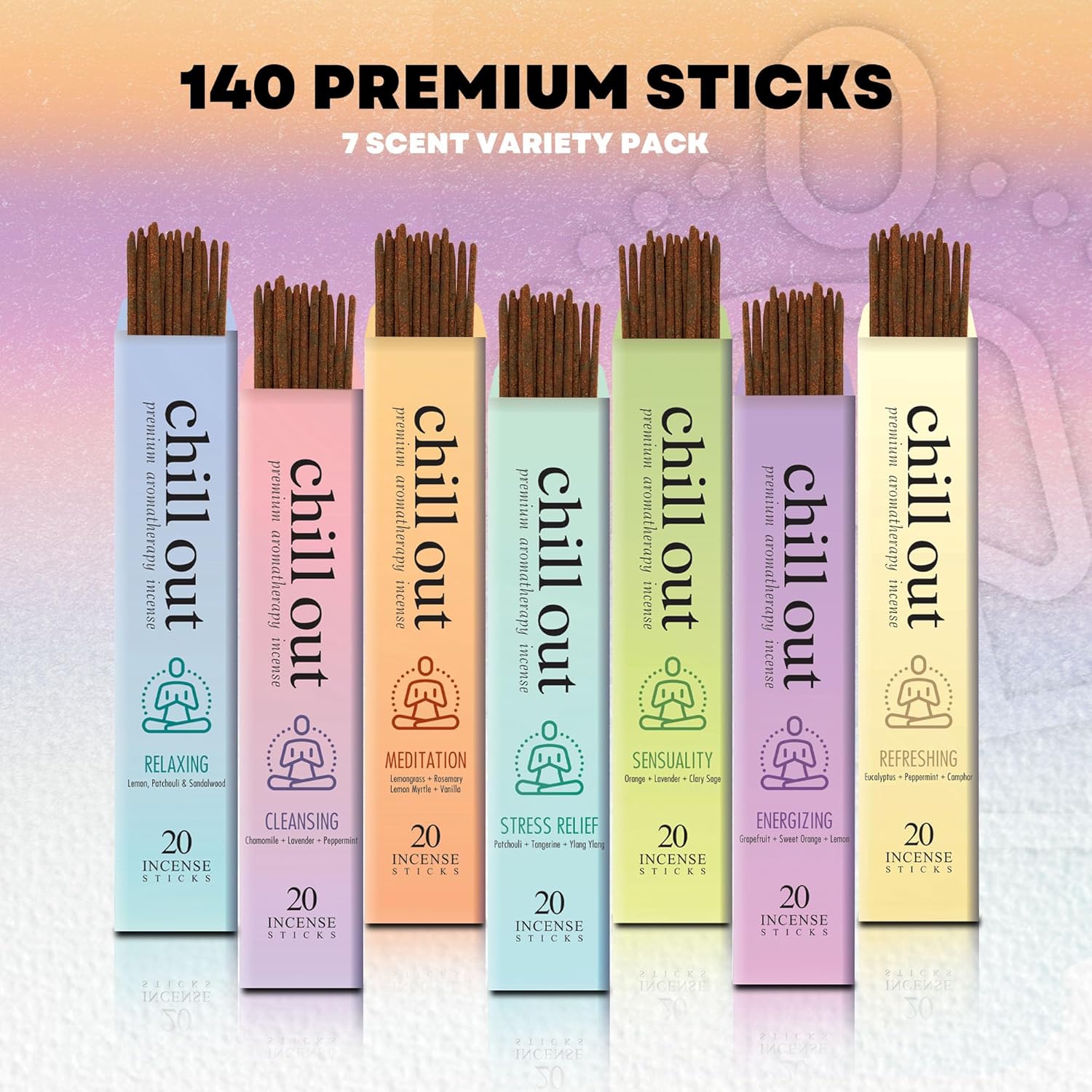 Mecka Aromatherapy Incense Sticks Gift Set
