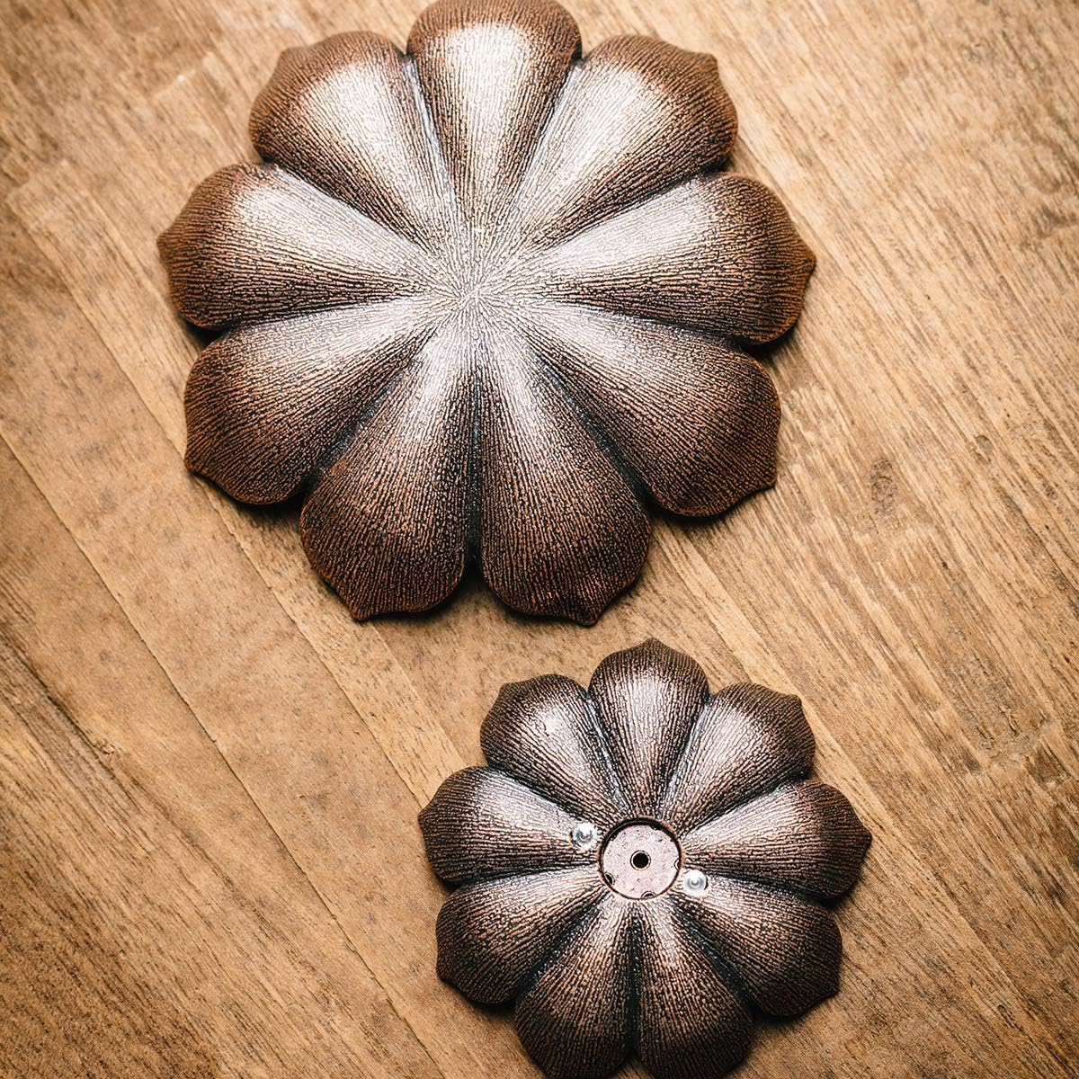 2 Pack Brass Lotus Incense Holders for Sticks