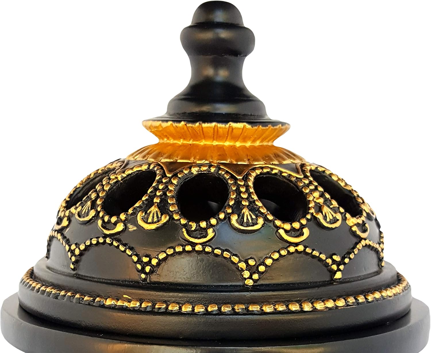 AM Charcoal Incense Burner - 4 Pillar Bakhoor Oud Holder
