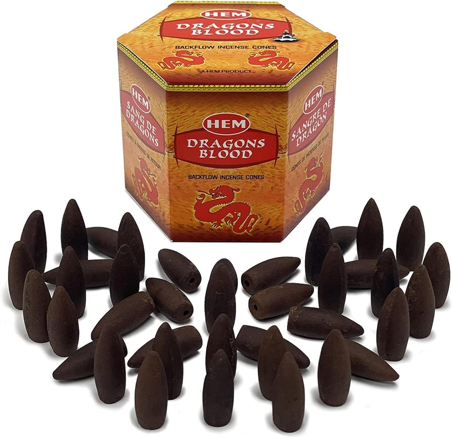 Dragons Blood Incense Cones for Aromatic Smoke Fountain