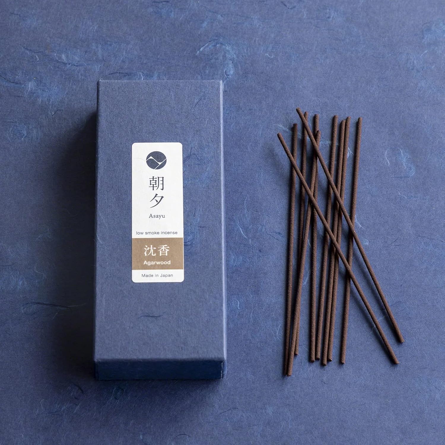 Asayu Japan Low Smoke Incense Set with Holder and Brass Stand