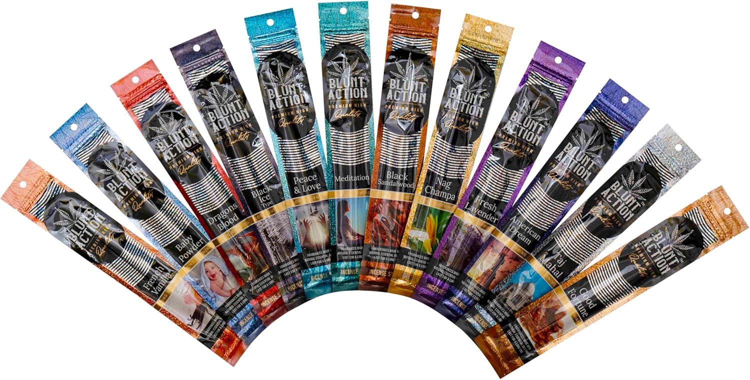 Tulasi Blunt Action Incense Sticks 12 Packs 144Pc