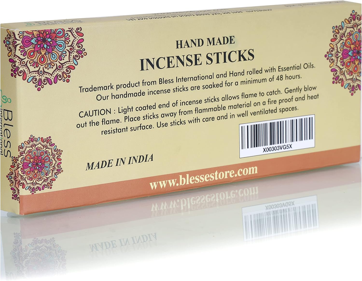 Bless Natural Sandalwood Incense Sticks 100 Sticks