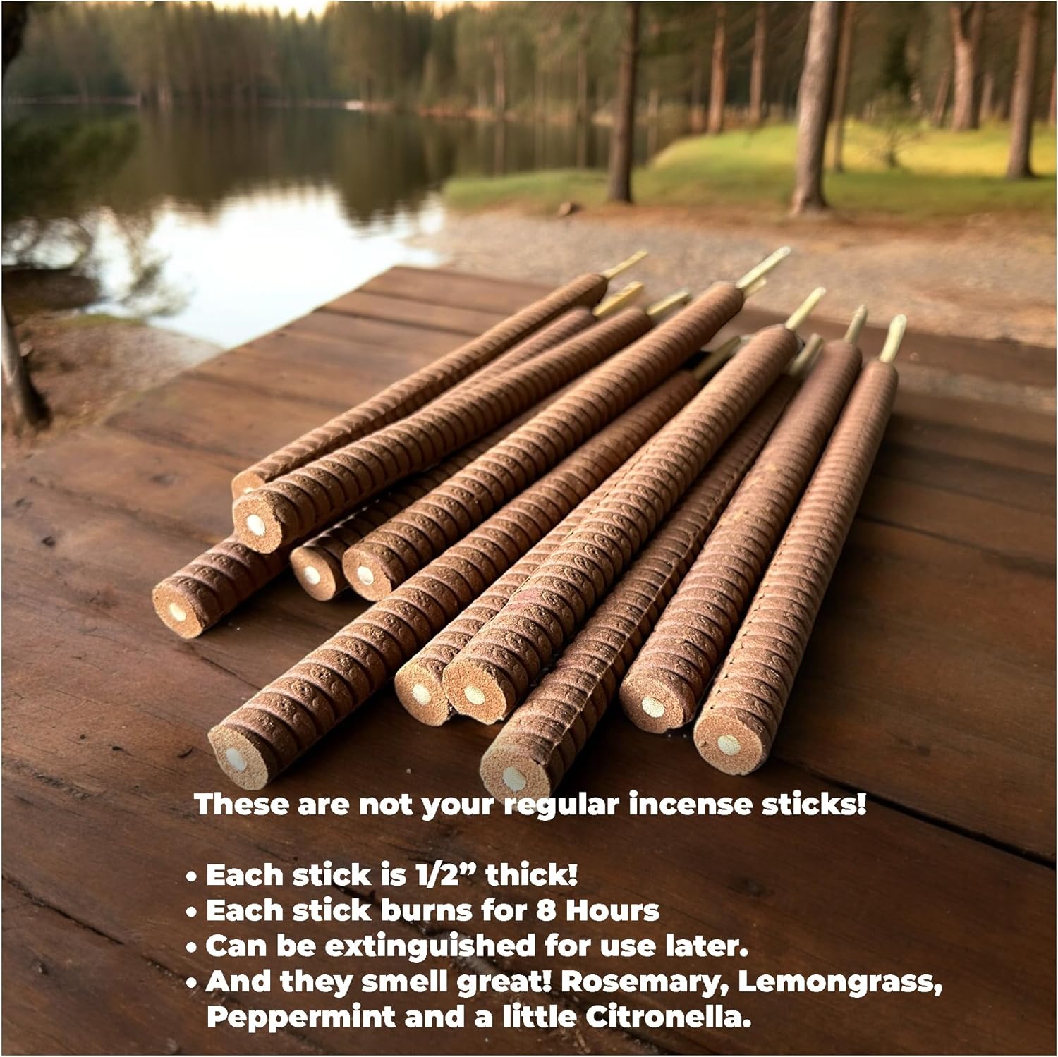 FRANKs SKEETER STICKS 8 Hour Mosquito Repellent Incense
