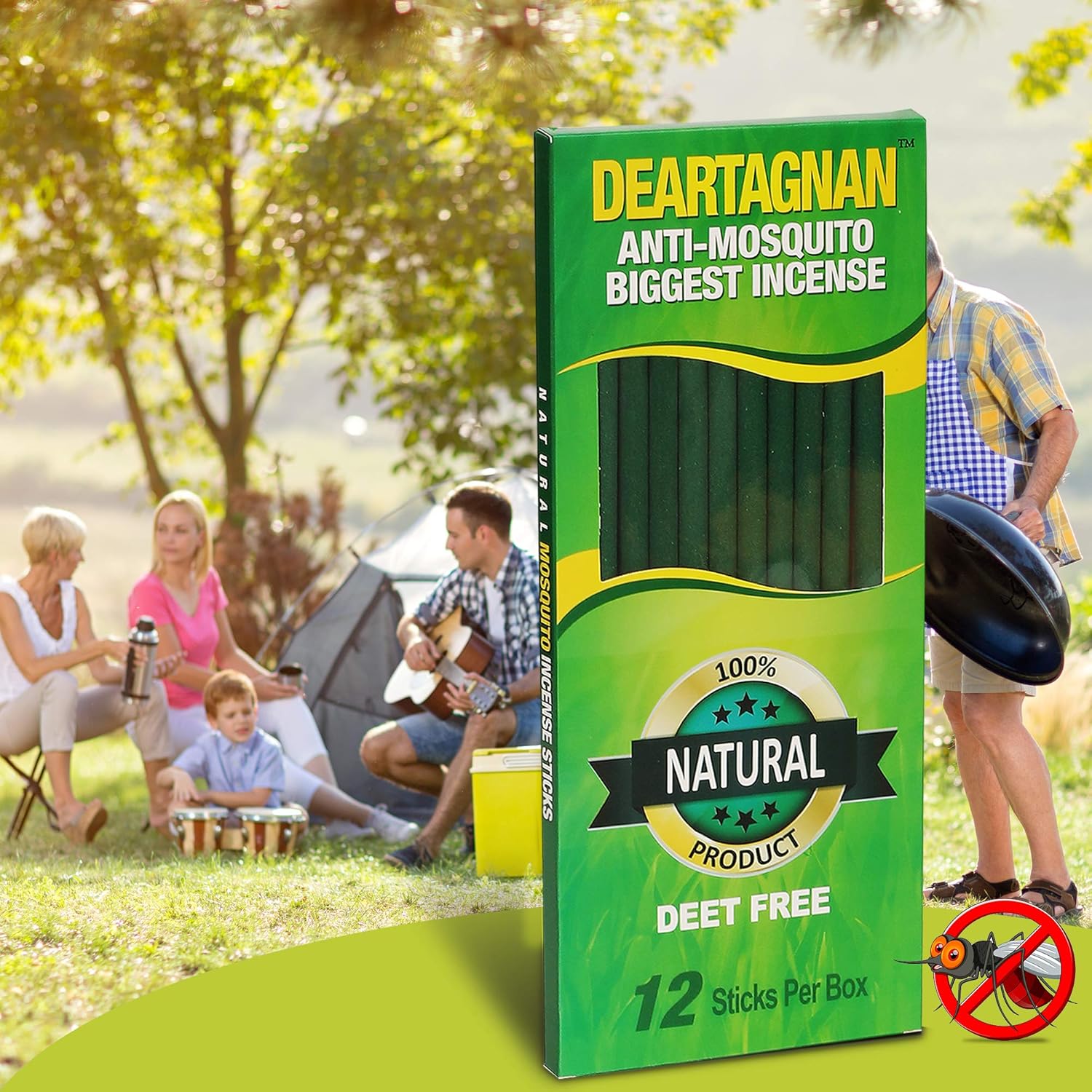 DEARTAGNAN Anti-Mosquito Incense Sticks