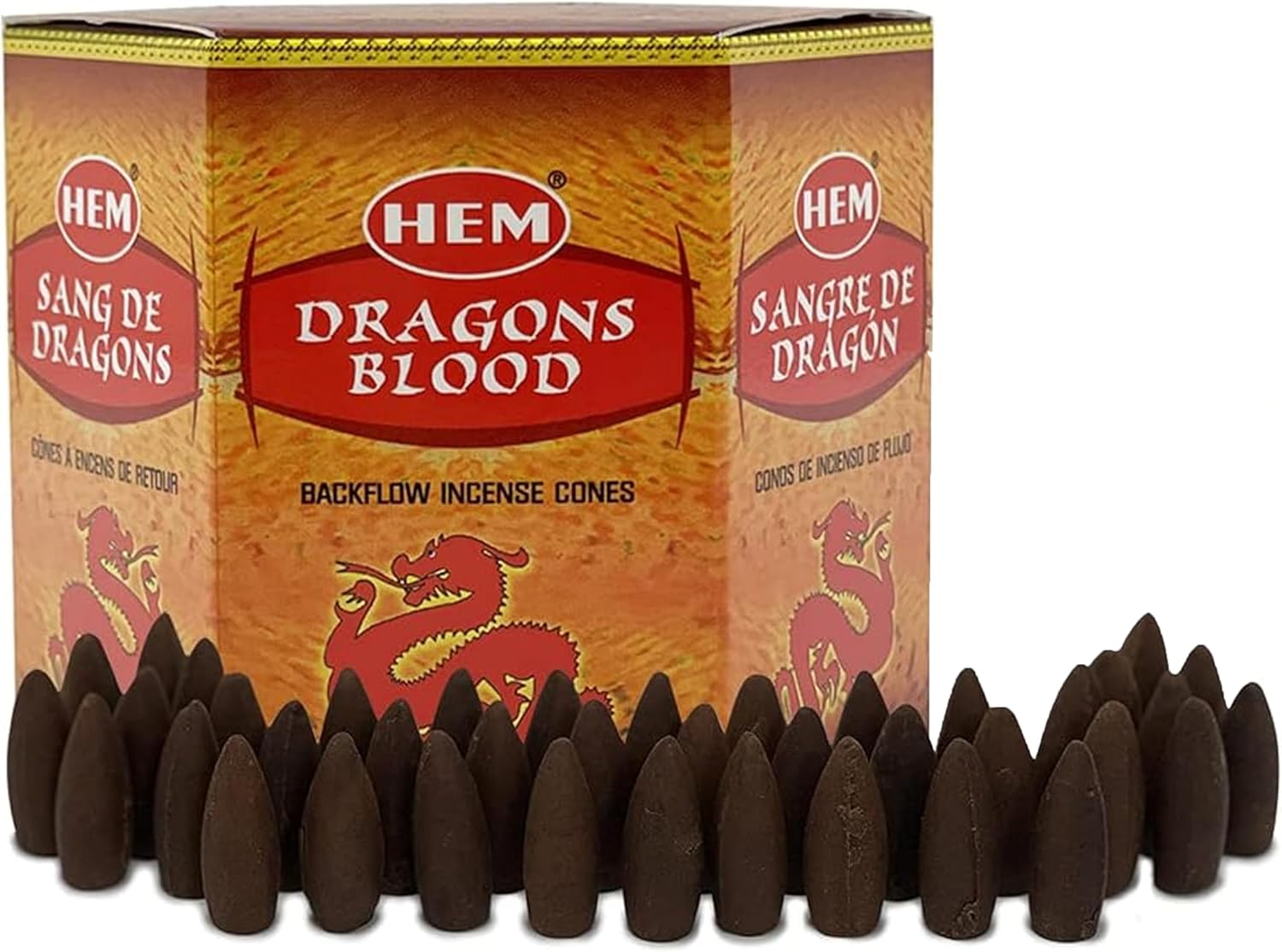 Dragons Blood Incense Cones for Aromatic Smoke Fountain