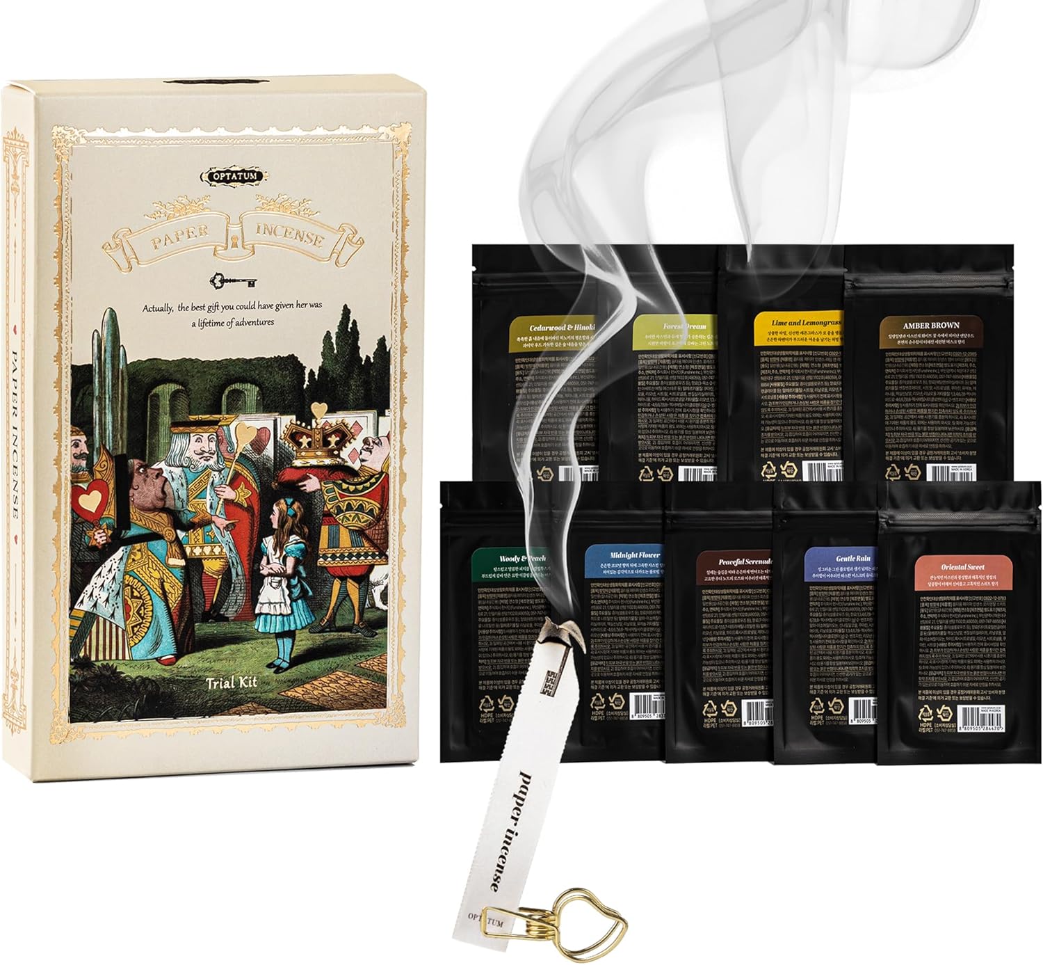OPTATUM Paper Incense Trial Kit with 36pcs