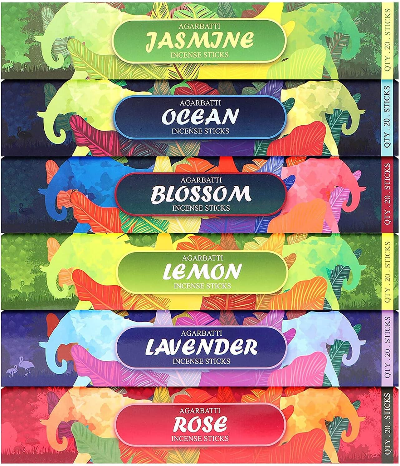 Pavo Cristatus Incense Sticks Variety Pack 120 Sticks