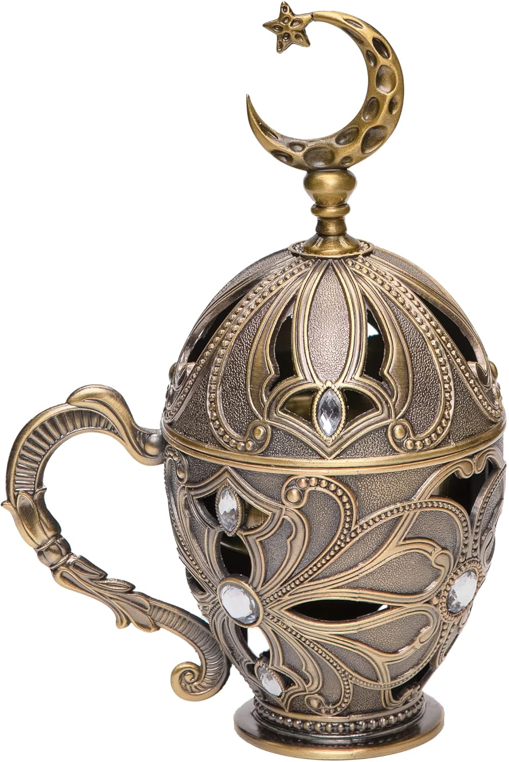 Frankincense Incense Burner with Handle for Bakhoor Myrrh Cone