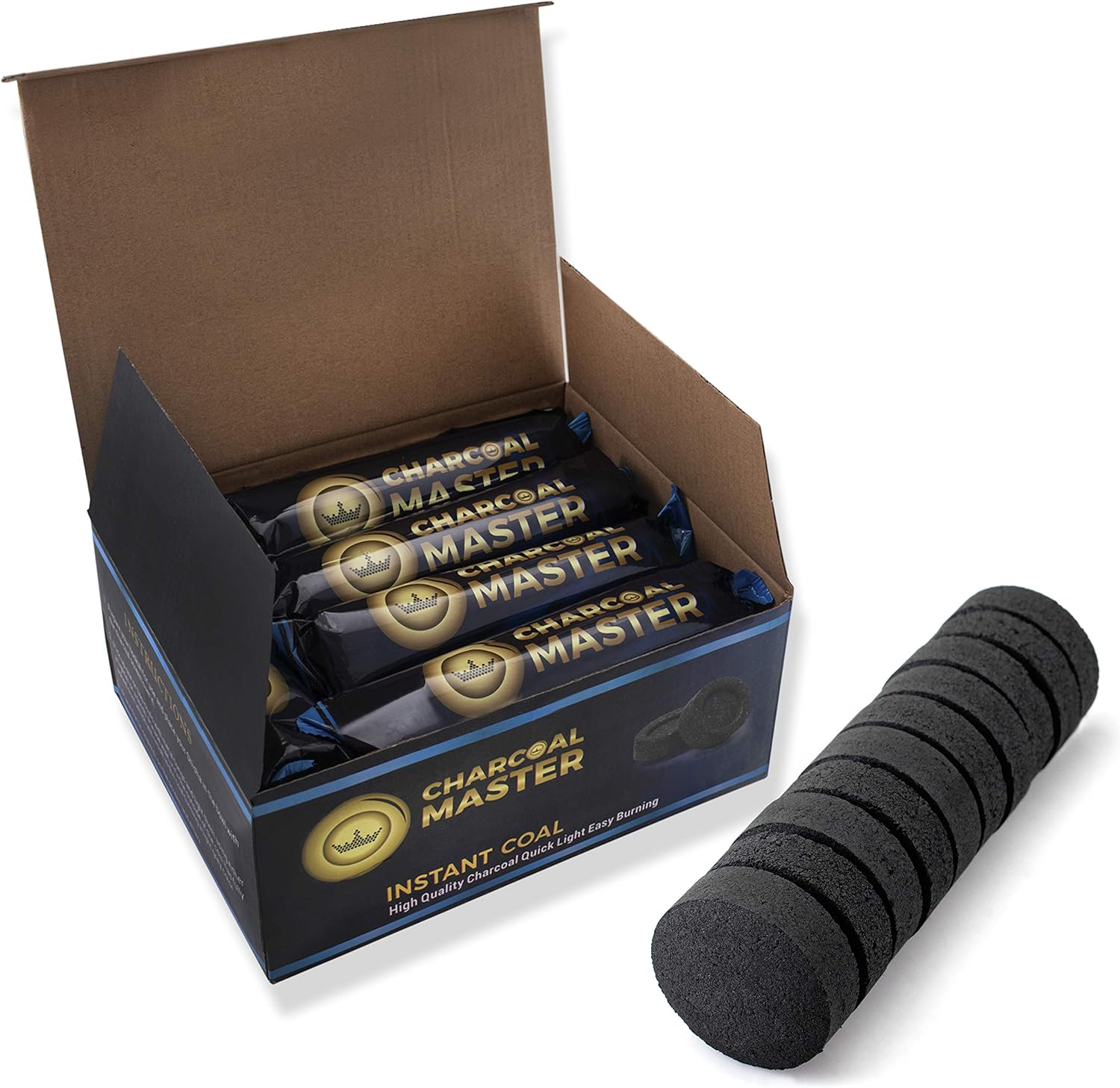 Quick Light Charcoal Tablets for Incense - Set of 100