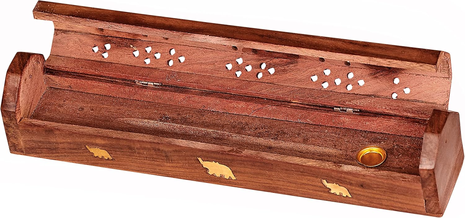 Rani Brand Premium Wood Incense Burner Box