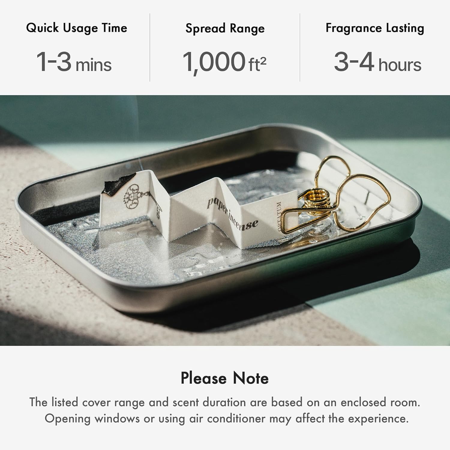 OPTATUM Paper Incense Trial Kit with 36pcs