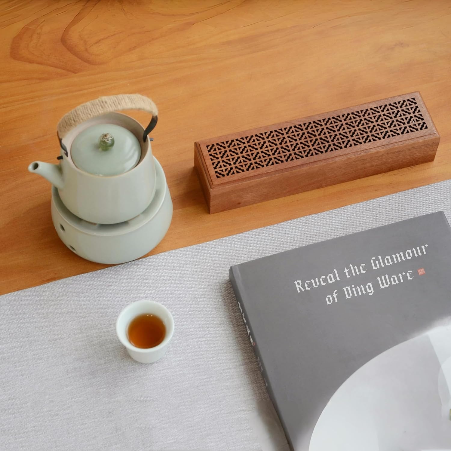 Moocervi Incense Holder with Storage Box