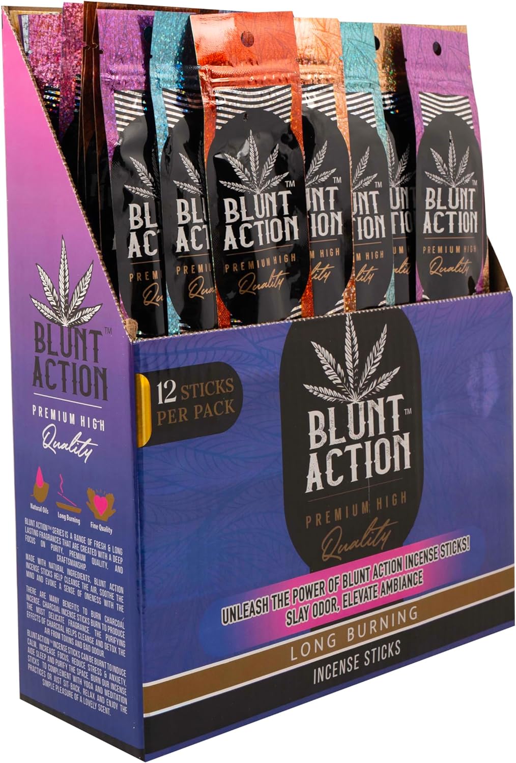Tulasi Blunt Action Incense Sticks 12 Packs 144Pc