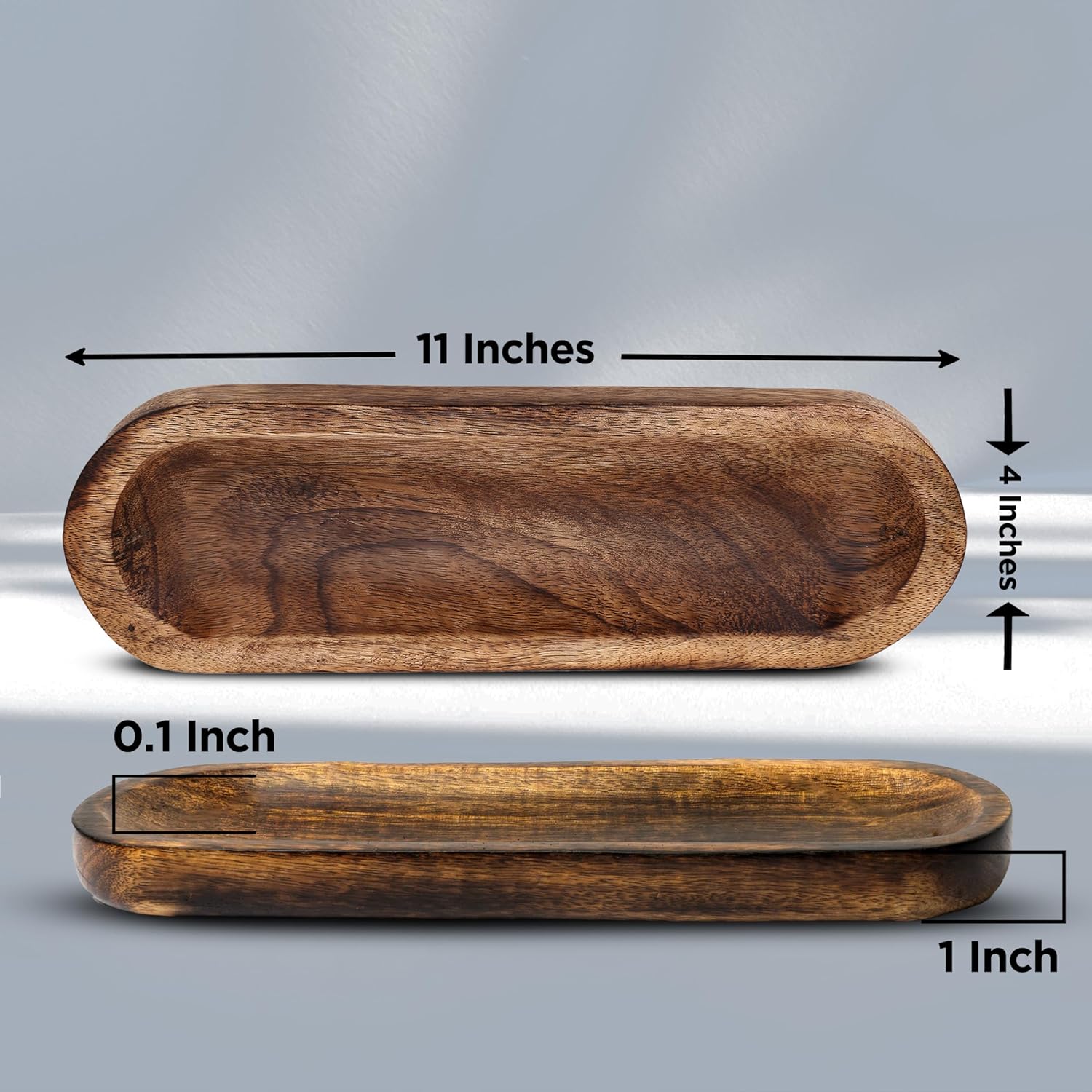 Handmade Wooden Incense Holder 11x4x12 Inches