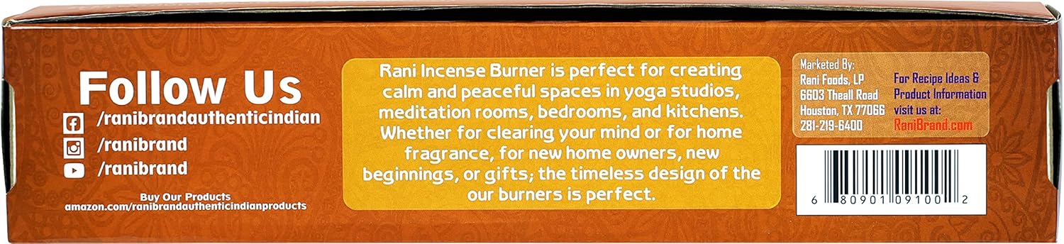 Rani Brand Premium Wood Incense Burner Box