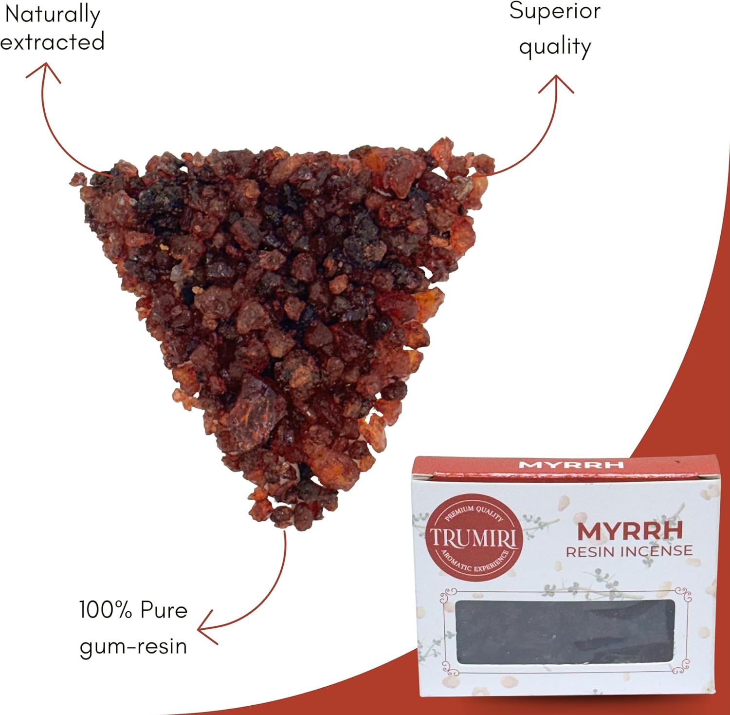 Myrrh Resin Incense - 30g Pack - Natural Aromatherapy