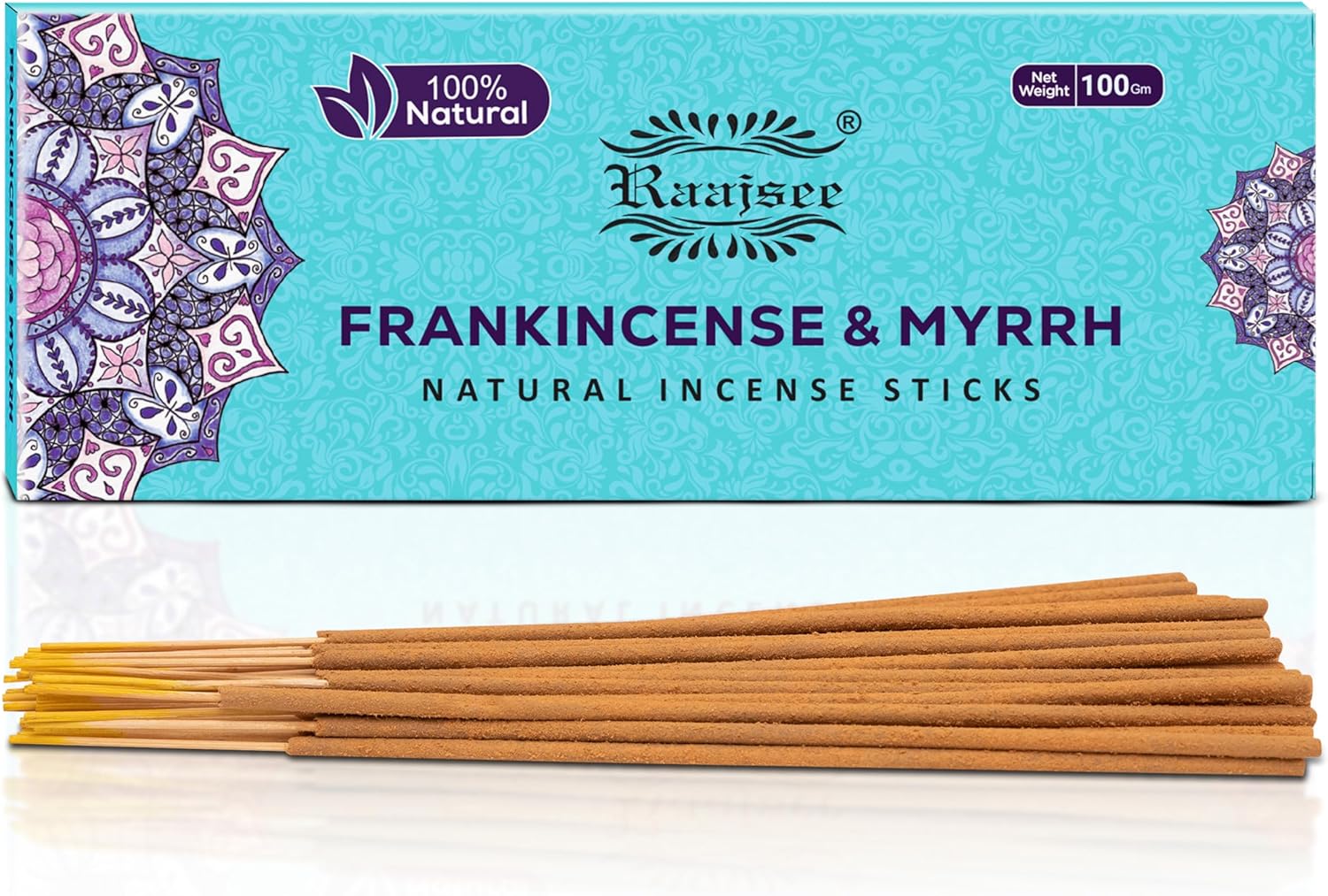 Raajsee Frankincense Myrrh Incense Sticks 100gm Pack