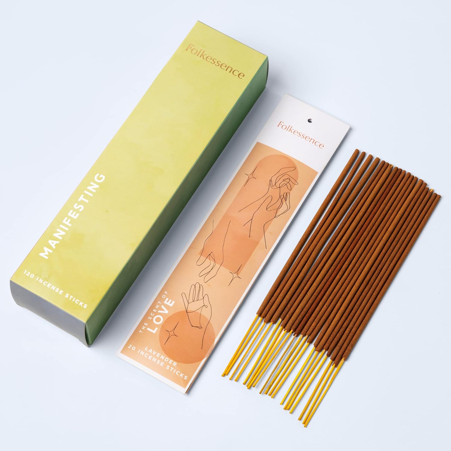 Folkulture Incense Sticks Set of 6 120 pcs 45 Min Burn Time