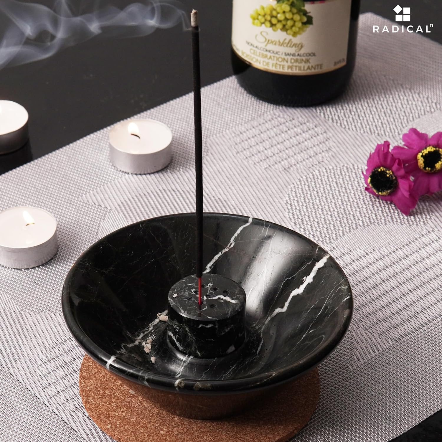 Radicaln Marble Incense Holder Set