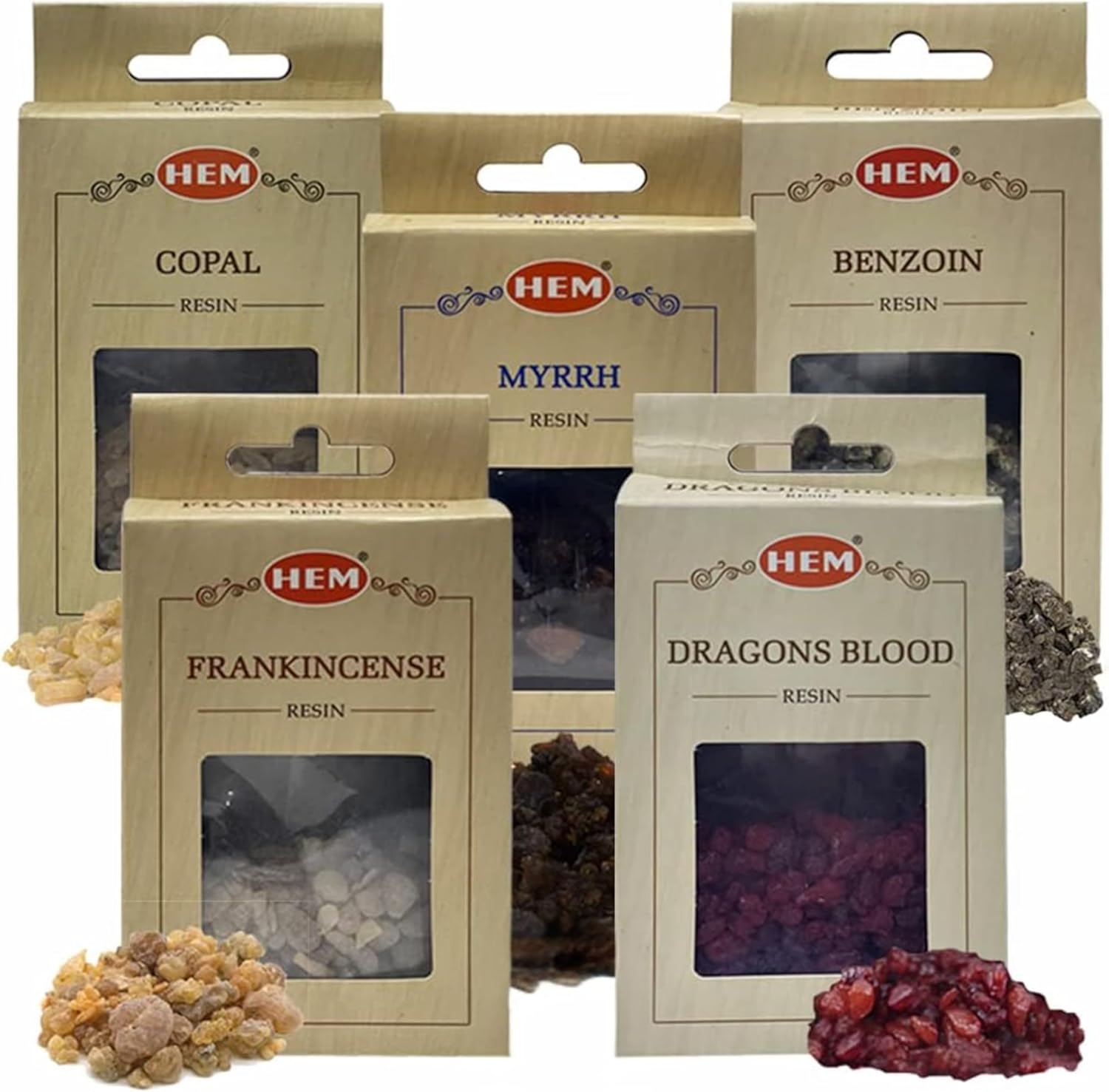 TRUMIRI Dragons Blood Benzoin Copal Incense Variety Pack 3 Sets