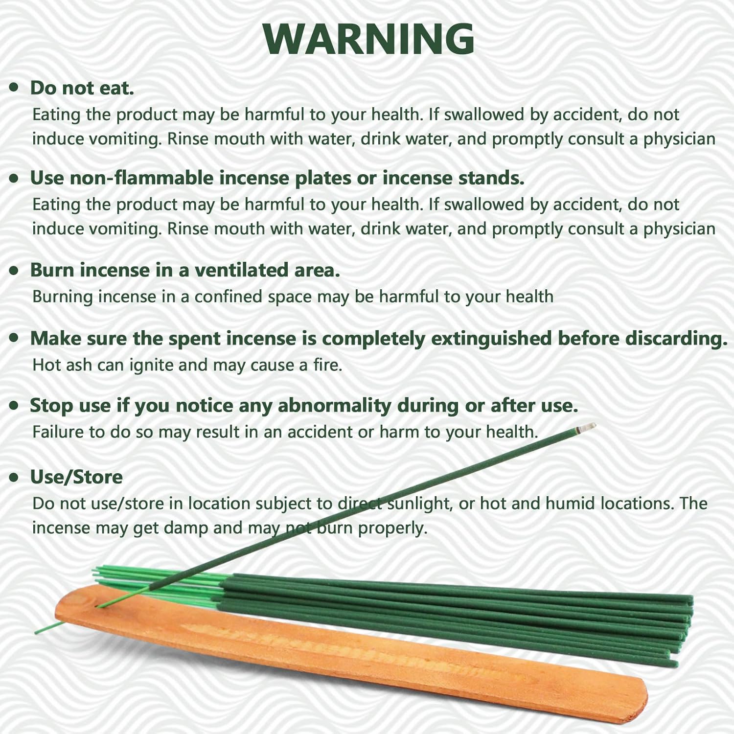 STRN Citronella Incense Sticks with Holder - 120 Sticks per Box
