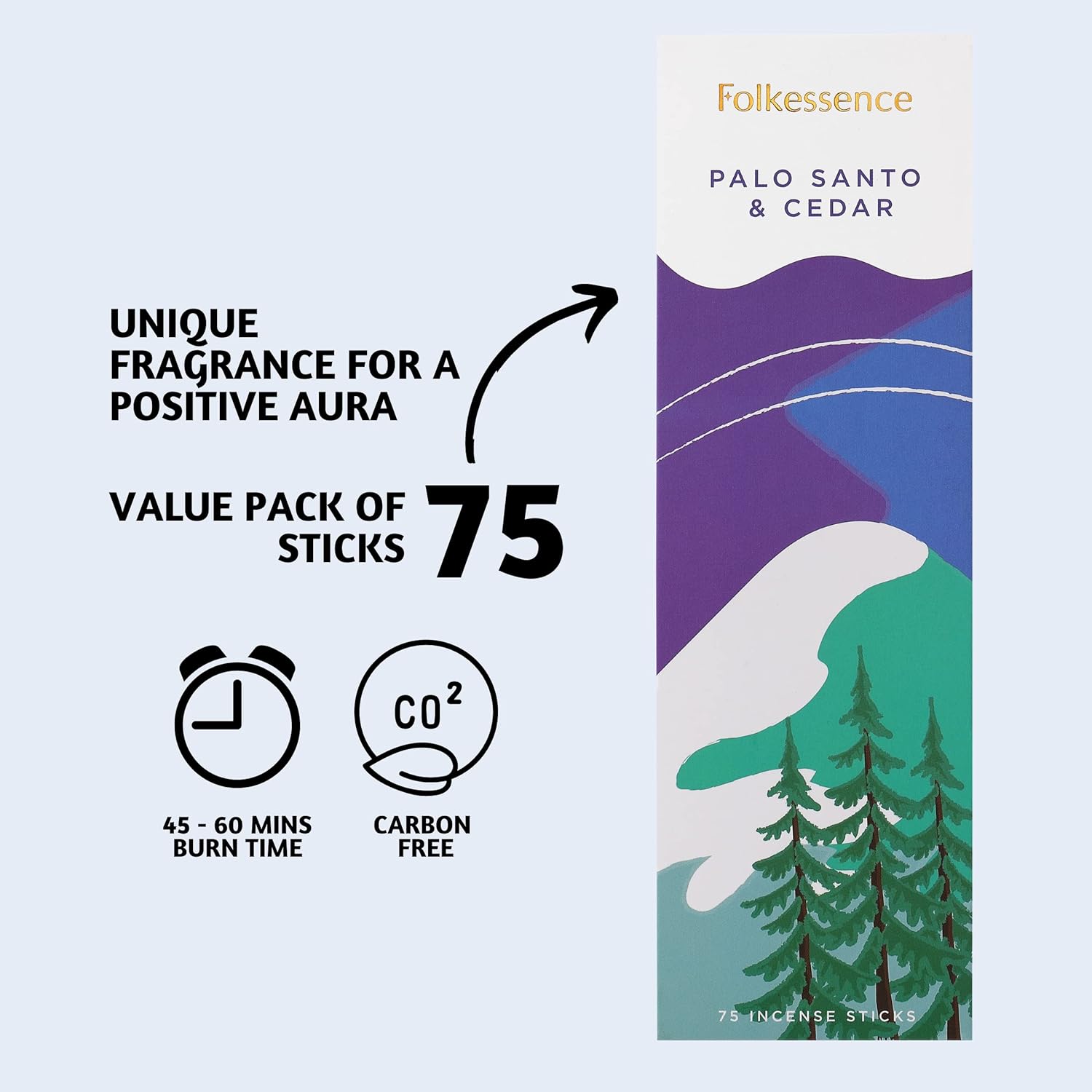 Folkulture Palo Santo Incense Sticks Pack of 75