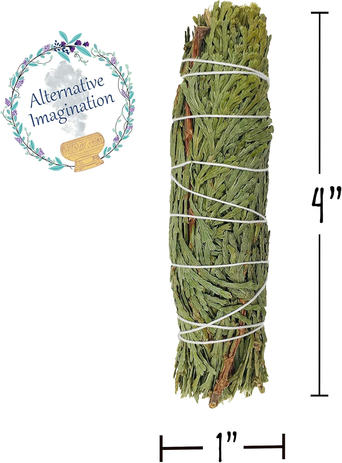 Cedar Incense Wands 3 Pack 4 Inch Smudge Sticks