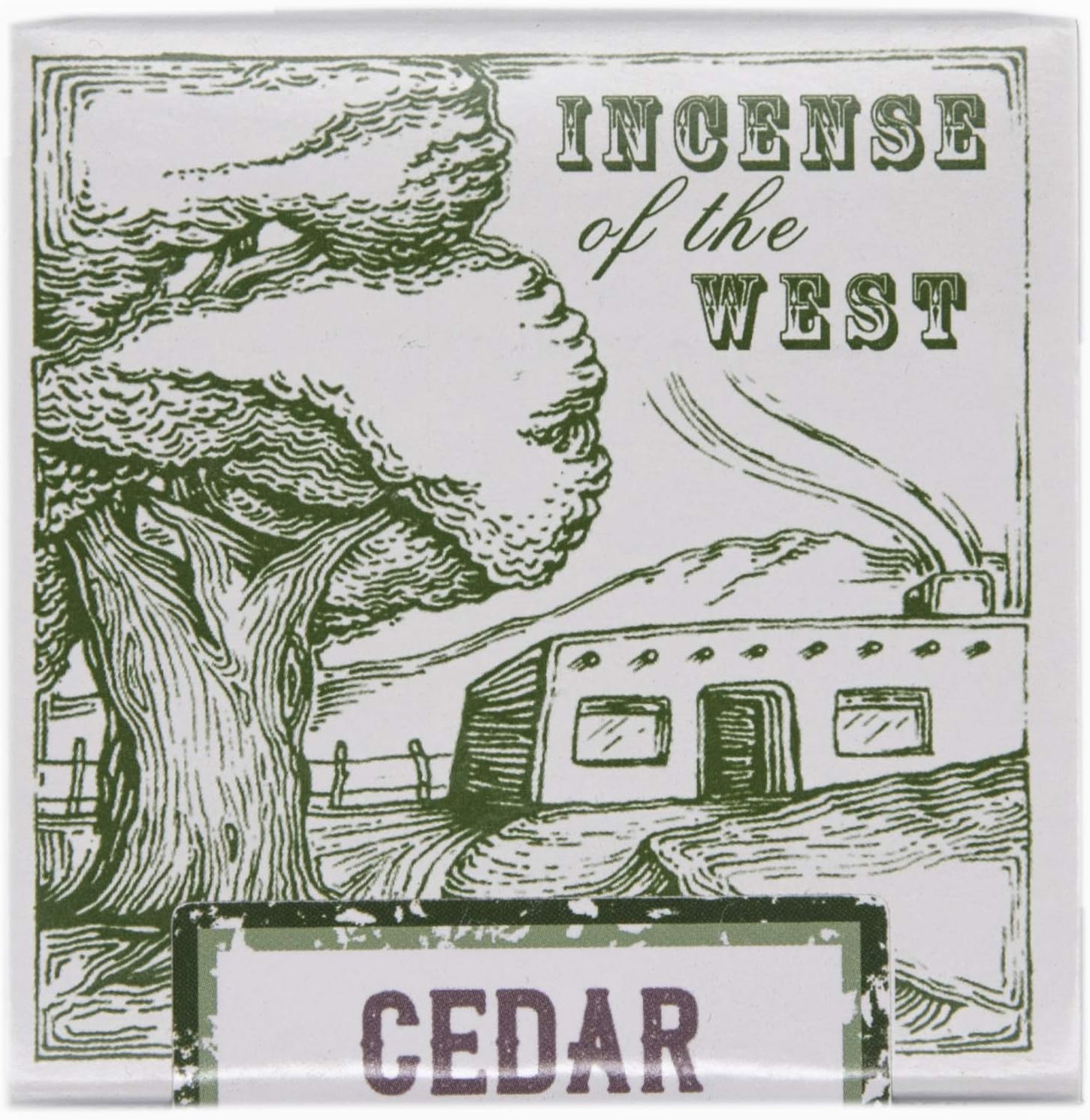 Cedar Natural Wood Incense Bricks 40 Count Made in the USA