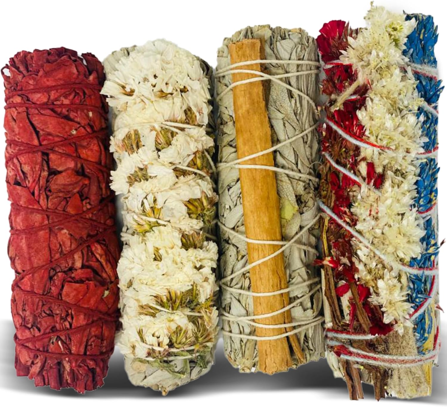 Sage Smudge Kit 4 Sticks for Cleansing and Harmony