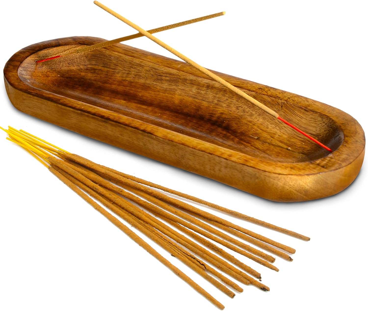 Handmade Wooden Incense Holder 11x4x12 Inches